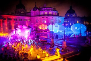 pre New Year Party in Szechenyi Bath Budapest